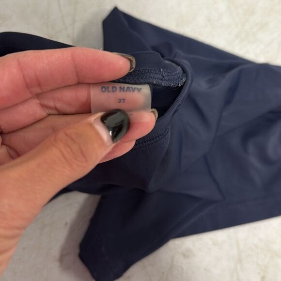 Navy Blue TODDLER Long Sleeve Top - Dry Fit Material - NWOT - 2T - Picture 3 of 3